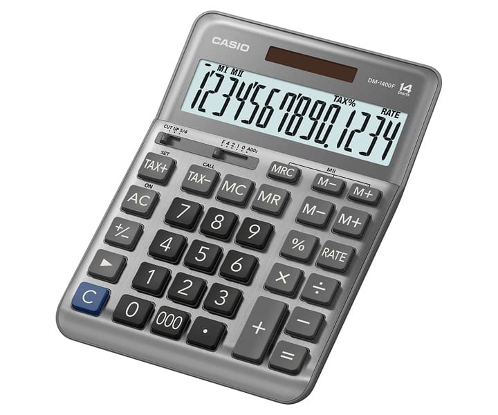 CALCULADORA CASIO DM-1400F
