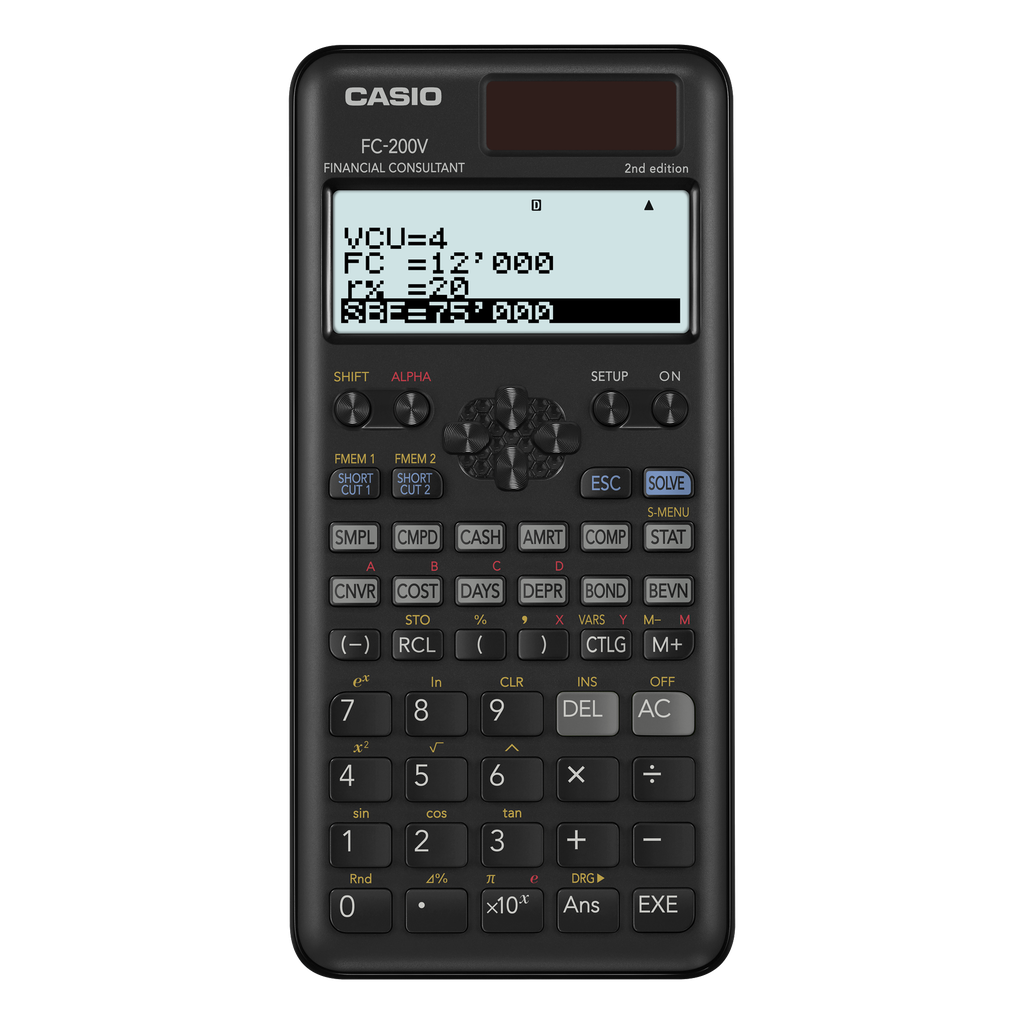CALCULADORA CASIO FC-200V