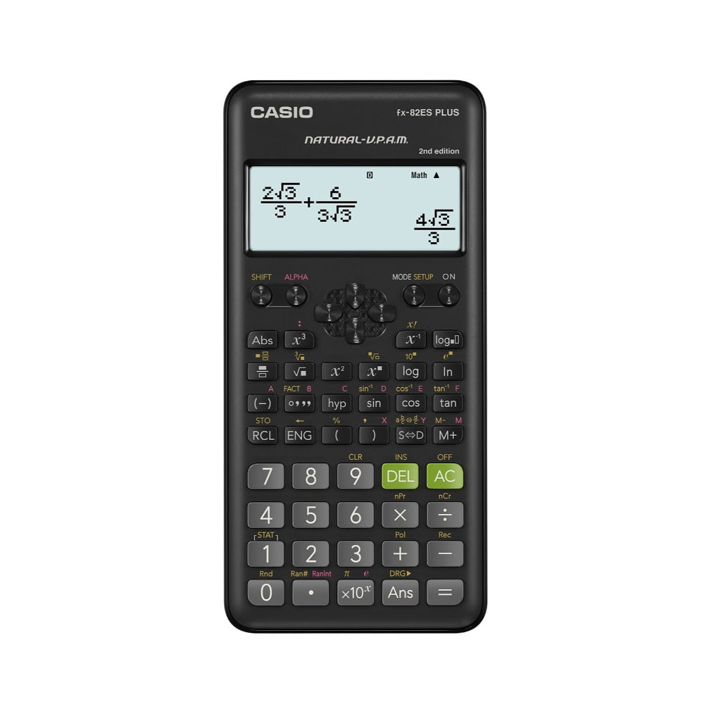 CALCULADORA CASIO FX-82ESPLUS NEGRO