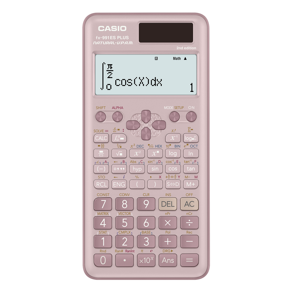 CALCULADORA CASIO FX-991ESPLUS2PK ROSADO