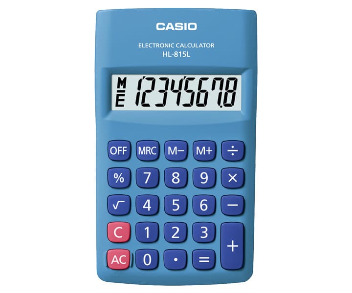CALCULADORA CASIO HL-815L-BU