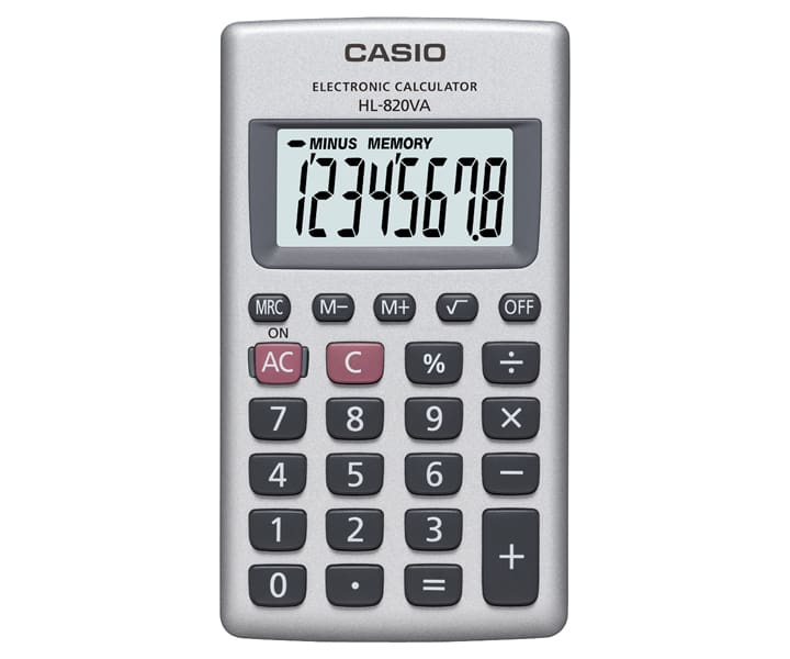 CALCULADORA CASIO HL-820VA