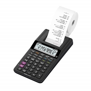 CALCULADORA CASIO HR-8RC-BK-DC MINI IMPRESORA
