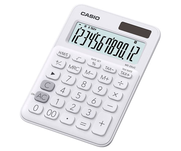 CALCULADORA CASIO MS-20UC-WE