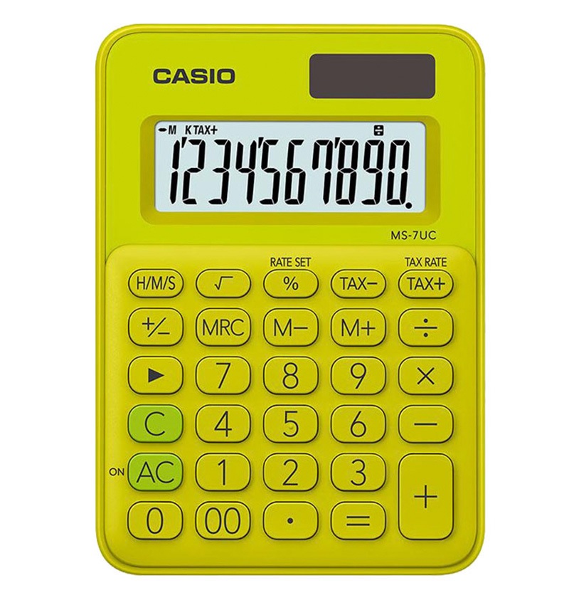 CALCULADORA CASIO MS-7UC-YG