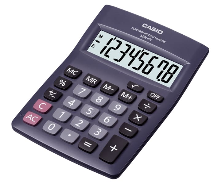 CALCULADORA CASIO MW-8VBK