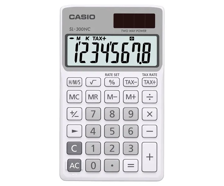 CALCULADORA CASIO SL-300NC-WE
