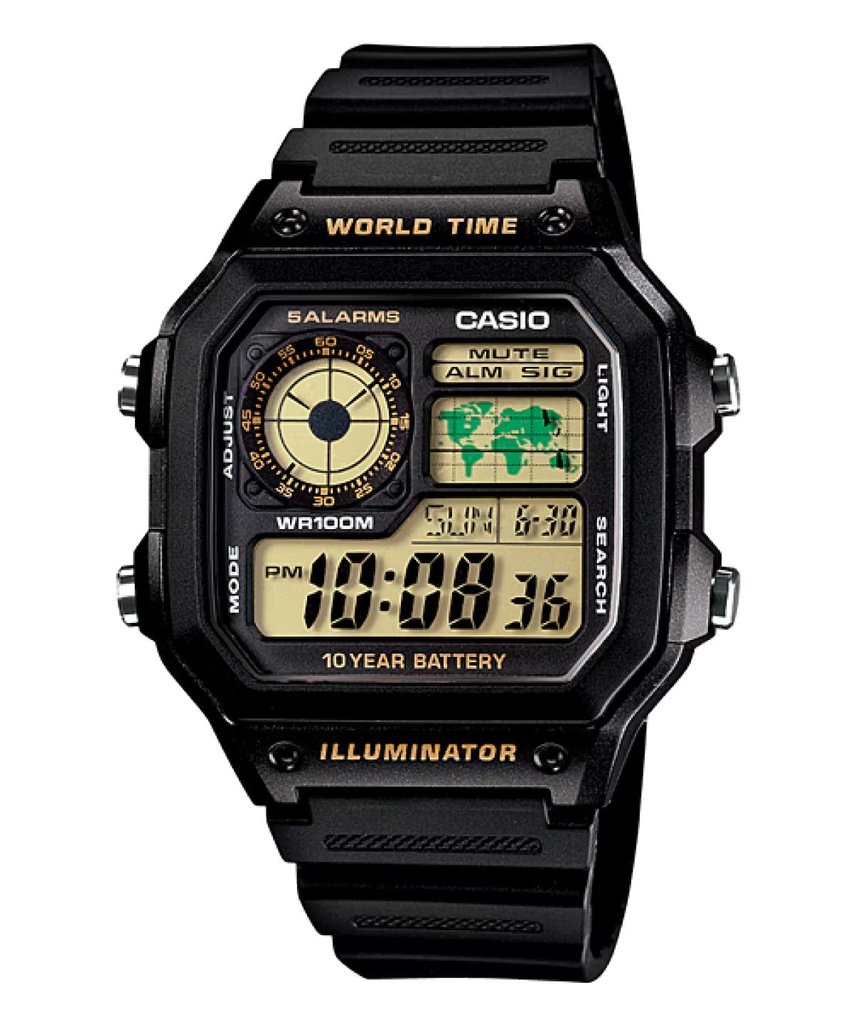 RELOJ CASIO AE-1200WH-1B