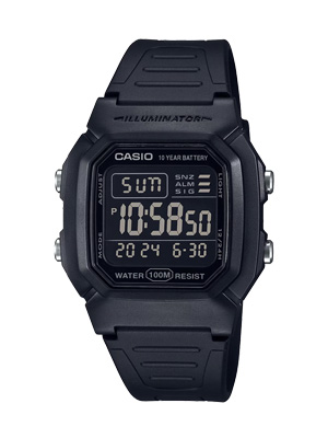 RELOJ CASIO W-800H-1BVDF
