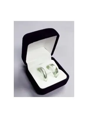 ESTUCHE TERMAL ANILLO AZUL TERCIOPELO 45X50X30MM