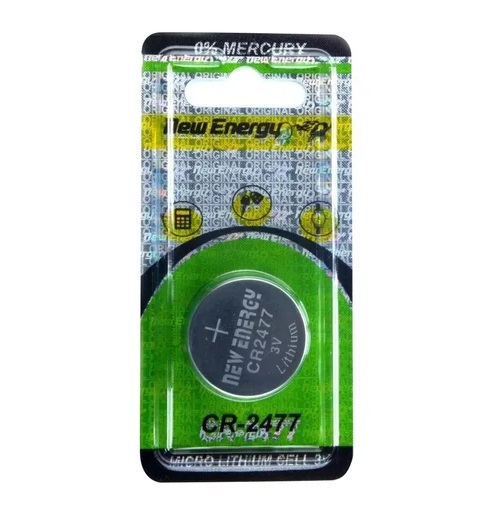 PILA NEW ENERGY LITIO CR2477