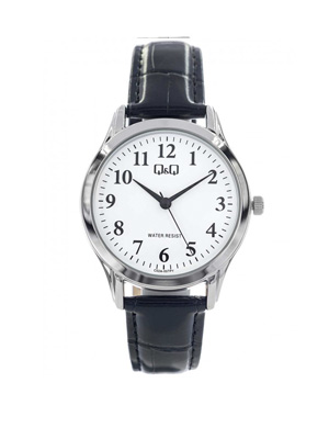 RELOJ Q&Q C02A-007 VARON CUERO