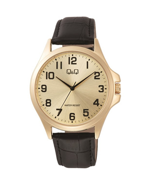 RELOJ Q&Q C36A-011 VARON CUERO