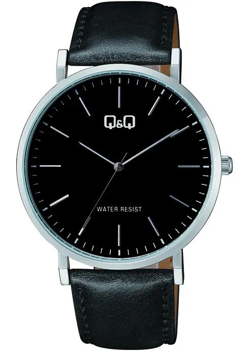 RELOJ Q&Q C43A-002 VARON CUERO
