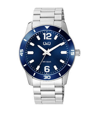 RELOJ Q&Q Q85B-004 VARON METAL