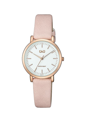 RELOJ Q&Q QZ87-101 DAMA CUERO