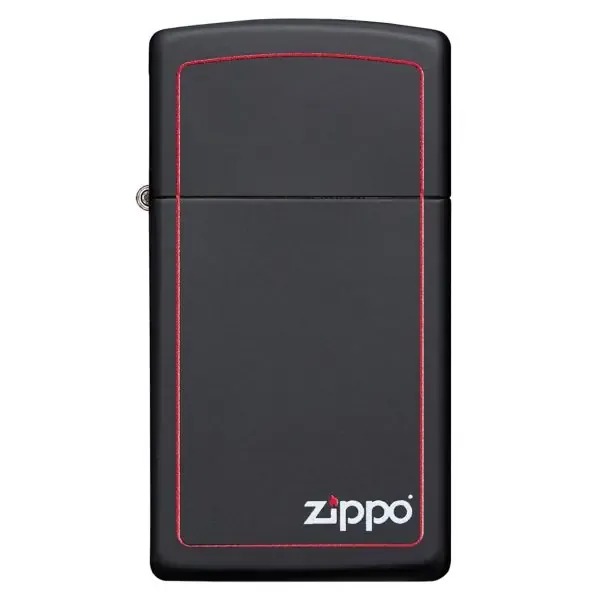 ENCENDEDOR ZIPPO ZP1618ZB SLM BLACK W7ZIPPO BORDER