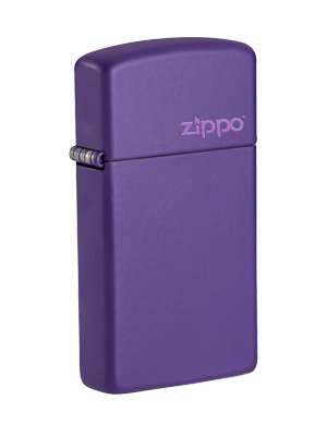 ENCENDEDOR ZIPPO ZP1637ZL SLIM PURPPLE ZIPPO LOGO