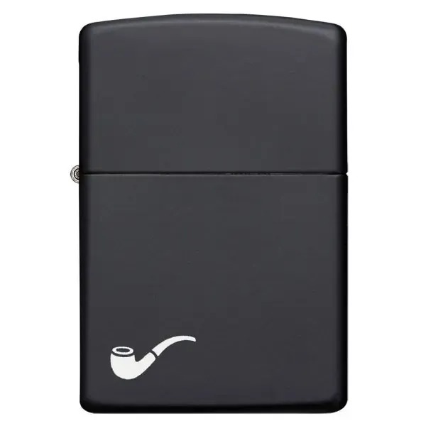 ENCENDEDOR ZIPPO ZP218PL BLACK MATTE PIPE LIGHTER