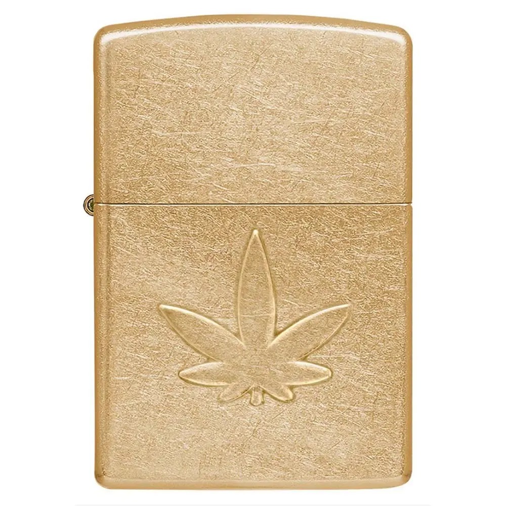 ENCENDEDOR ZIPPO ZP49569 STAMPED LEAF DESIGN