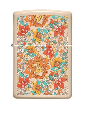 ENCENDEDOR ZIPPO ZP49770 VINTAGE FLORAL DESIGN