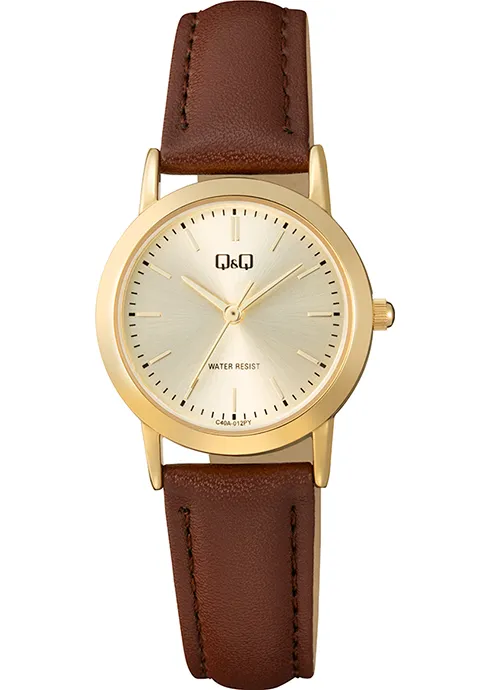 RELOJ Q&Q C40A-012 DAMA CUERO