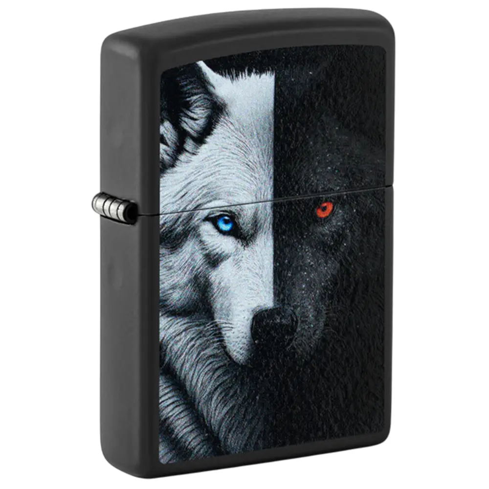 ENCENDEDOR ZIPPO 46694 TWO WOLVES DESIGN