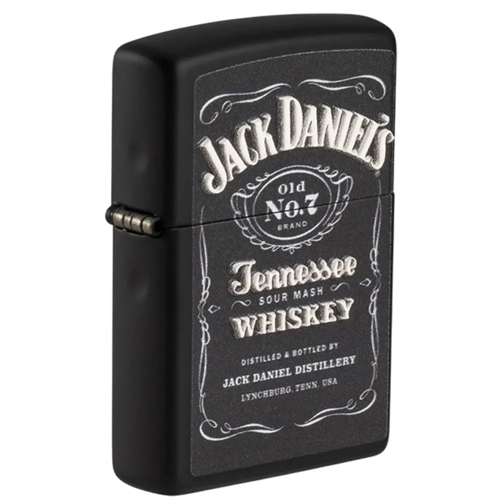 ENCENDEDOR ZIPPO 49281 JACK DANIEL'S® TEXTURE PRINT LABEL DESIGN