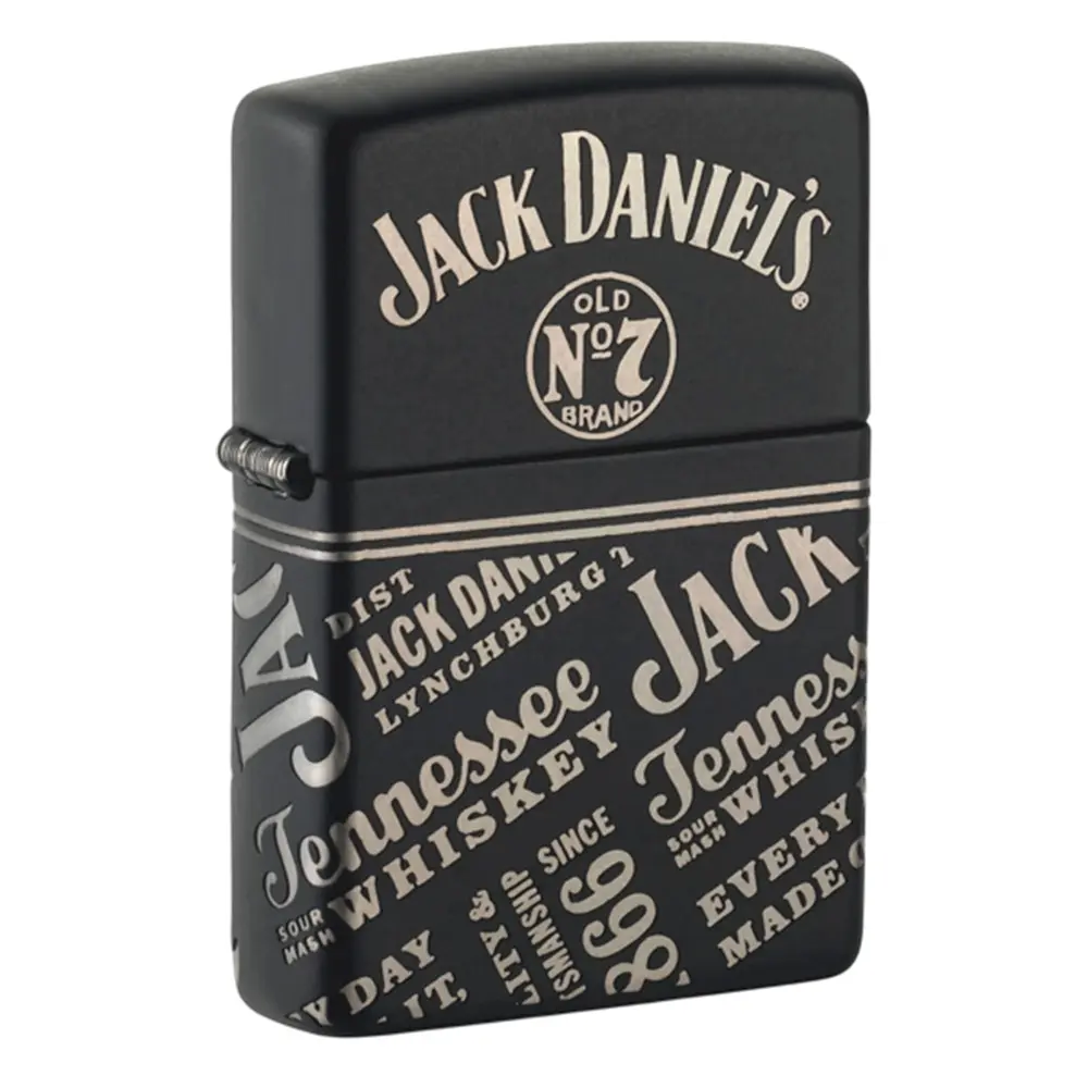 ENCENDEDOR ZIPPO ZP46279 JACK DANIEL'S® LOGOS & SLOGANS DESIGN