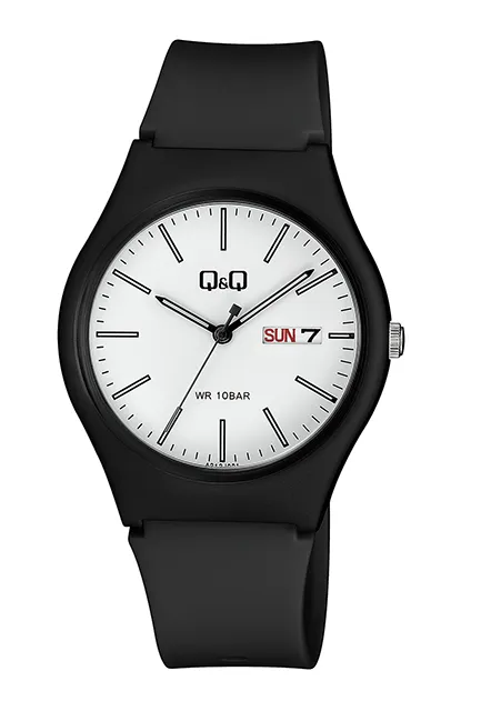 RELOJ Q&Q A212-001 VARON  RESINA