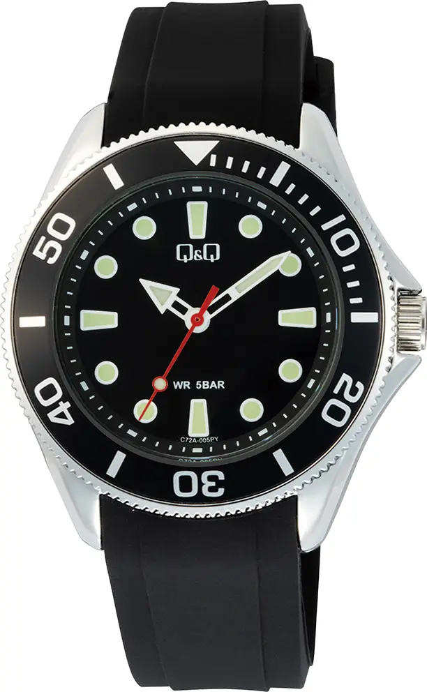 RELOJ Q&Q C72A-005 VARON  RESINA