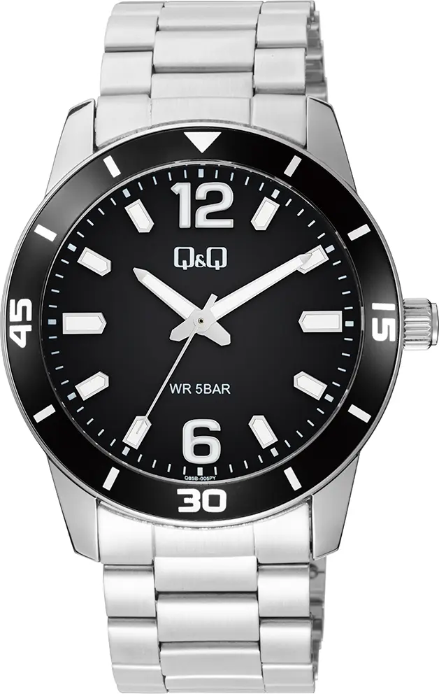 RELOJ Q&Q Q85B-005 VARON  METAL