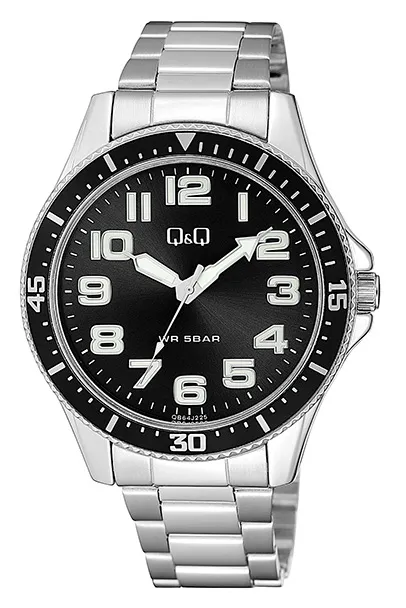 RELOJ Q&Q QB64-225 VARON  METAL