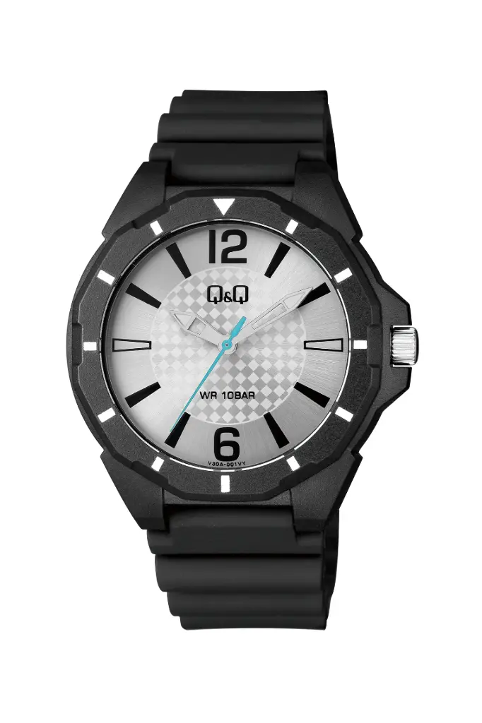 RELOJ Q&Q V30A-001 VARON  RESINA