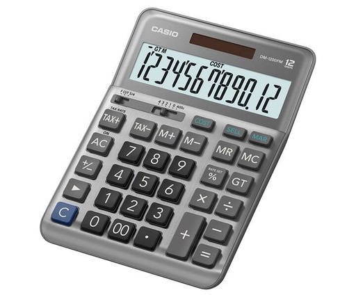 [CA-CA-DM1200FM] CALCULADORA CASIO DM-1200FM