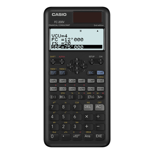 [CA-CA-FC200V] CALCULADORA CASIO FC-200V