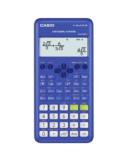 [CA-CA-FX82LAPBU] CALCULADORA CASIO FX-82LAPLUS-BU AZUL