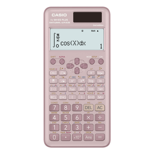 [CA-CA-FX991PLPK] CALCULADORA CASIO FX-991ESPLUS2PK ROSADO