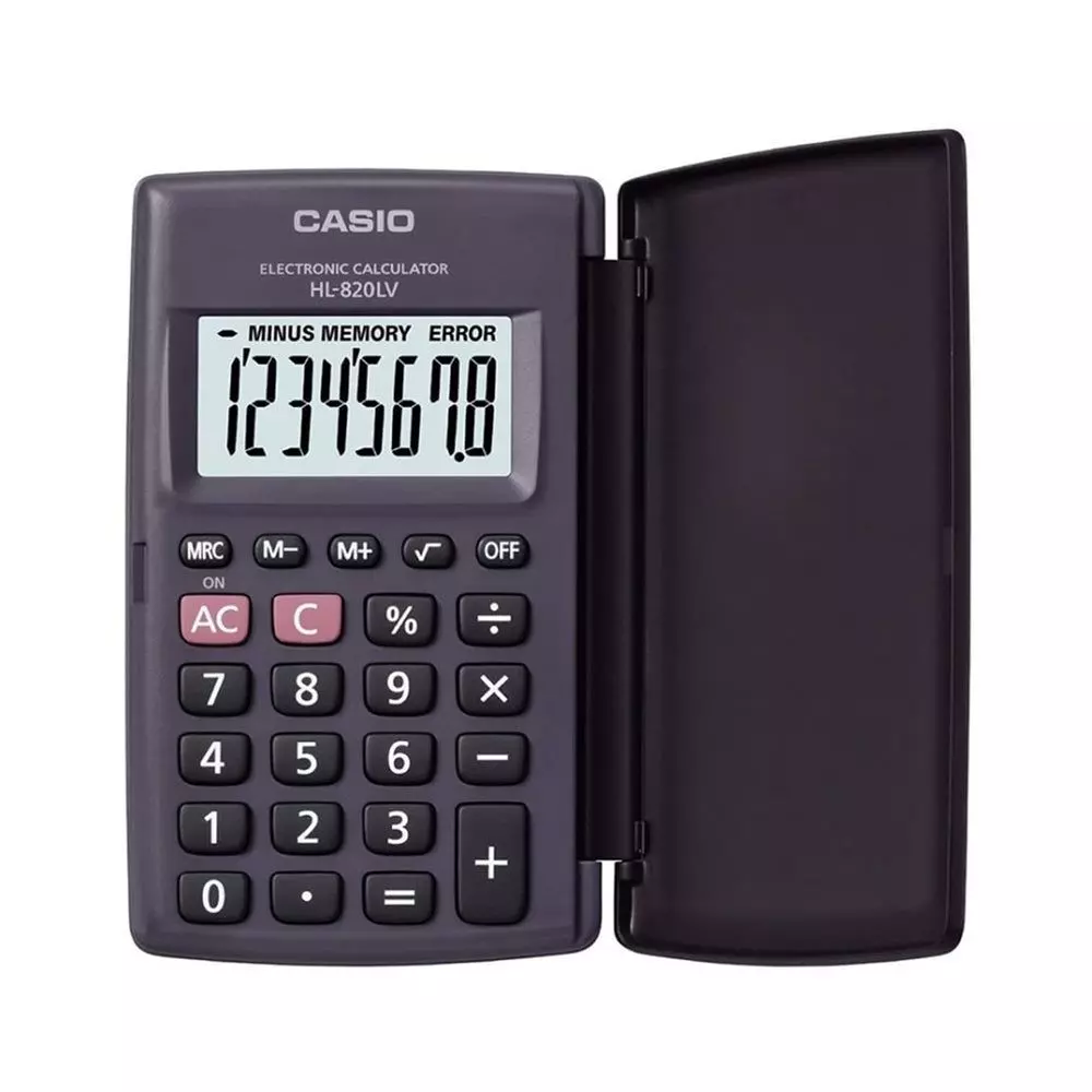 [CA-CA-HL820LVBK] CALCULADORA CASIO HL-820LVBK