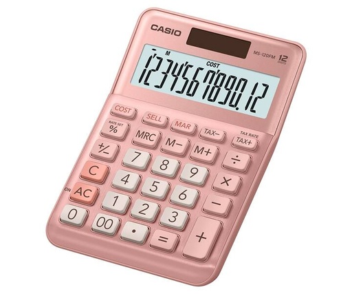 [CA-CA-MS120FMPK] CALCULADORA CASIO MS-120FM-PK