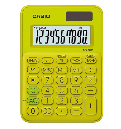 [CA-CA-MS7UCYG] CALCULADORA CASIO MS-7UC-YG