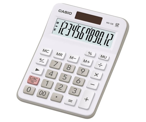 [CA-CA-MX12W] CALCULADORA CASIO MX-12 BLANCA