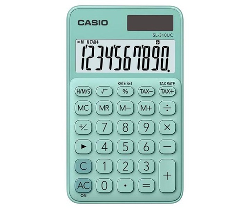 [CA-CA-SL310UCGN] CALCULADORA CASIO SL-310UC-GN