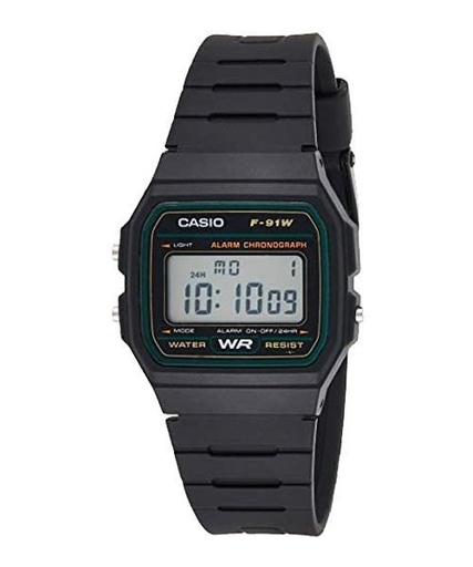 [CS-F91W3SDG] RELOJ CASIO F-91W-3SDG ORILLA VERDE