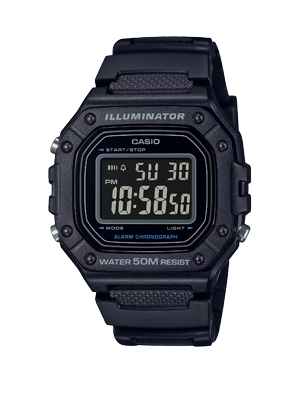 [CS-W218H1B] RELOJ CASIO W-218H-1B