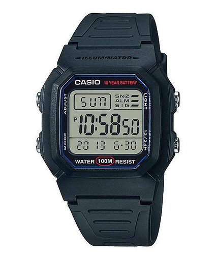 [CS-W800H1A] RELOJ CASIO W-800H-1A