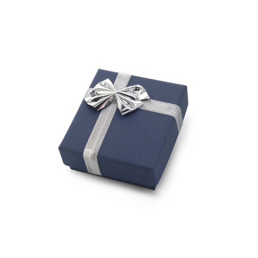 [ES-NA-AROAZ] ESTUCHE ARO NATURE AZUL CON CINTA PLATEADA 47X54X27MM