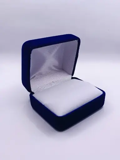 [ES-TL-ARGAZ] ESTUCHE TERMAL ARGOLLA AZUL TERCIOPELO 60X50X30MM