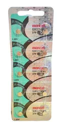 [PI-MA-SR521SW10] PILA MAXELL SR521SW BLISTER 10 (379)