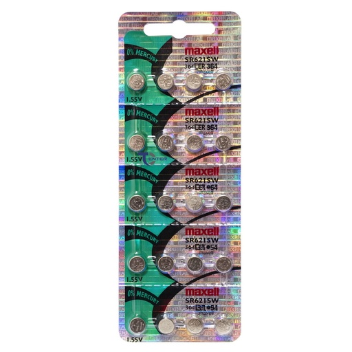 [PI-MA-SR621SW20] PILA MAXELL SR621SW BLISTER 20 (364)